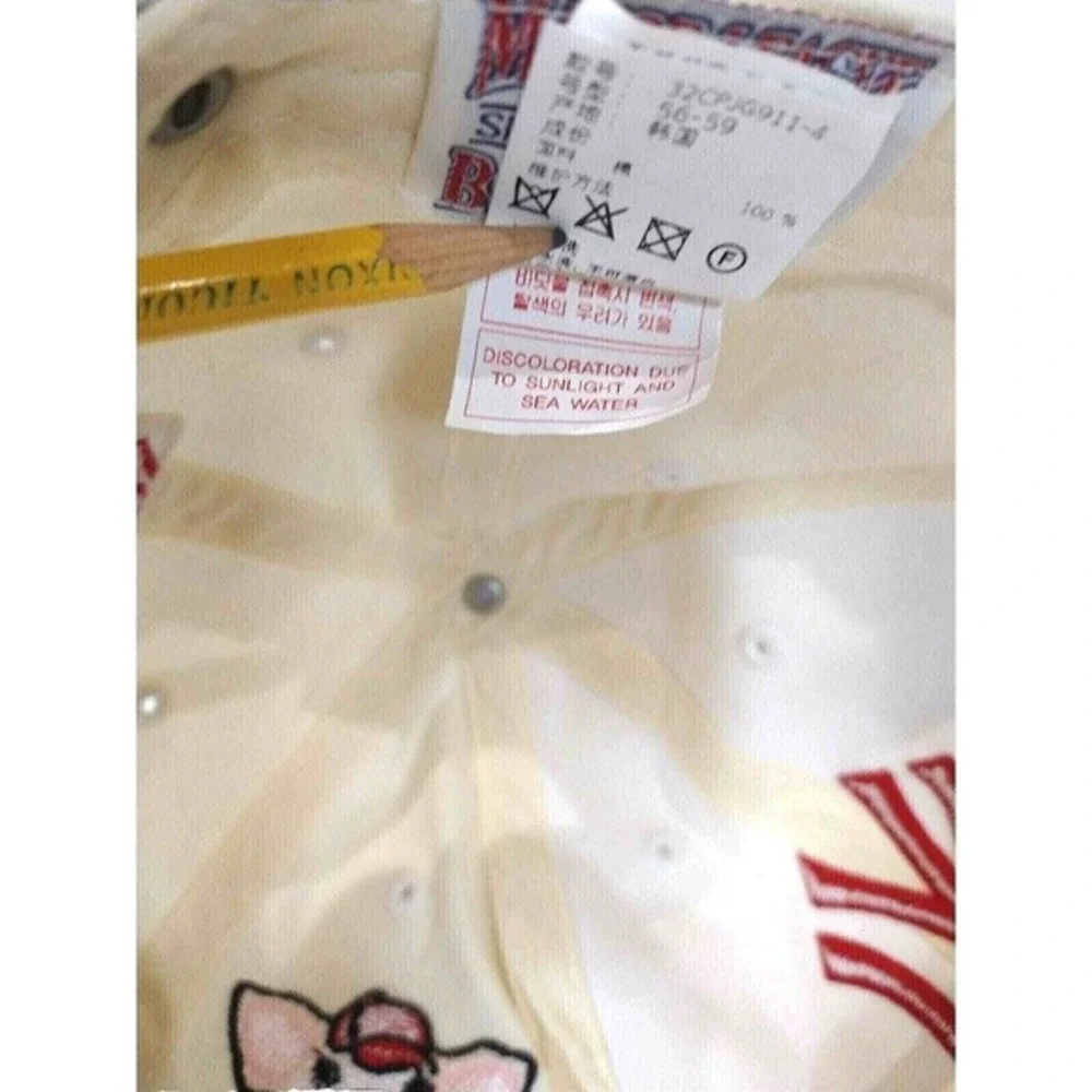 Vintage New York Yankees NY Happy New Year Lucky Pig Baseball Hat‎ Cap MLB Korea